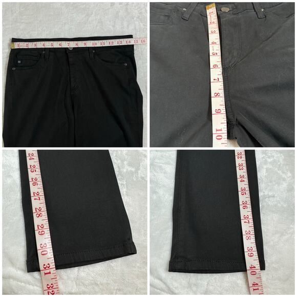 AG Adriano Goldschmied Prima Mid Rise Cigarette Jeans in Black Women’s Size 27 - Picture 7 of 7